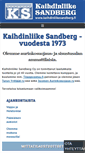 Mobile Screenshot of kaihdinliikesandberg.fi