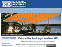 Tablet Screenshot of kaihdinliikesandberg.fi